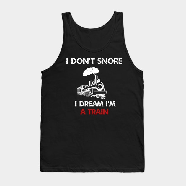 Railroad and train lovers Tank Top by ETTAOUIL4